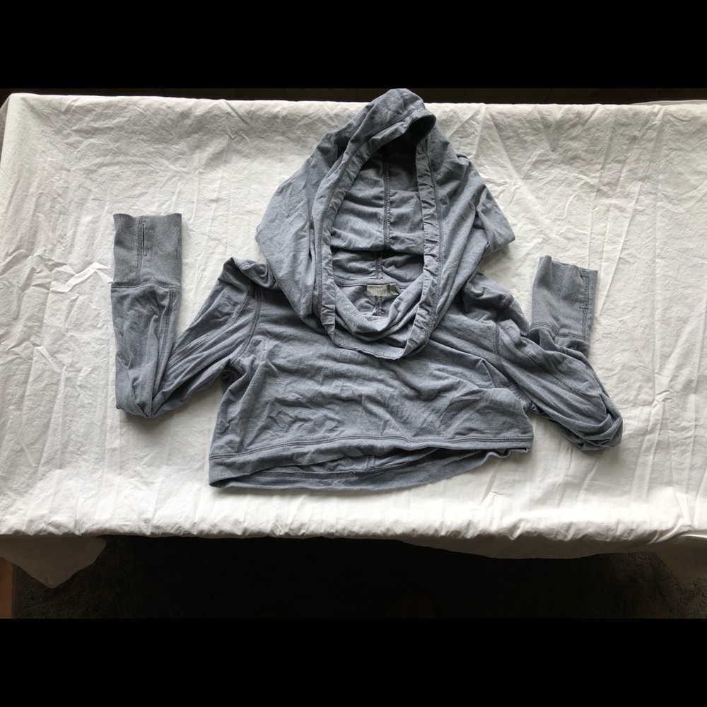 Zella Cropped Cowl  Sweatshirt